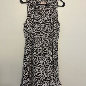 Rebecca Taylor Black and White Patterned Dress